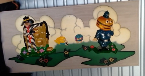 Mcdonald wall plaque officer - mcdonald's,