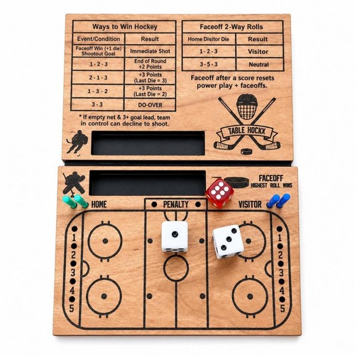 Jeu hockey bois portable - jeu,
