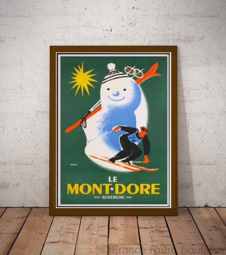 Affiche poster ski - ski,