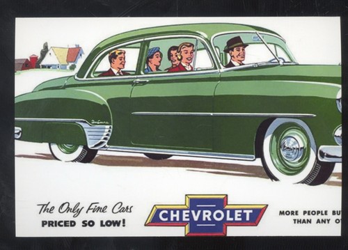 1952 chevrolet car - 1952,