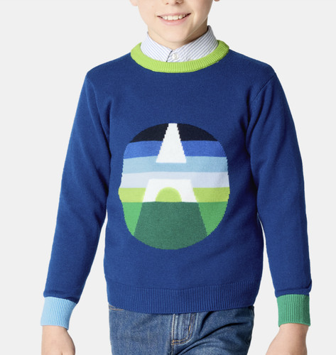 Boy wool jumper - -, indigo