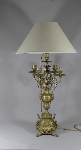 Lampe chandelier bronze - en,