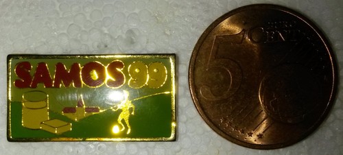 Pin badge samos - pin's,