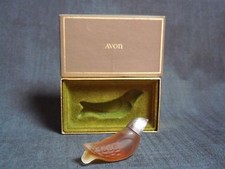 Miniature parfum ancienne perfume AVON OISEAU LOVE BIRD parfum 7.5 ml + boîte