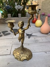 Bougeoir Double En Laiton