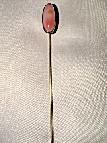 Brass stick pin natural - brass,