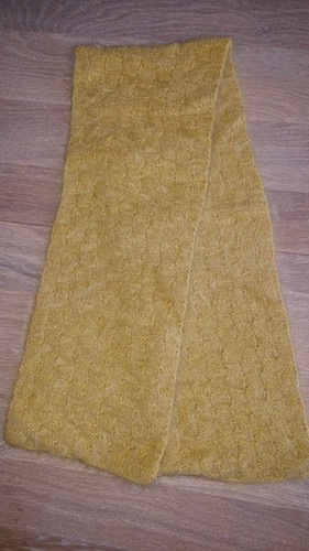 Echarpe laine angora - echarpe,