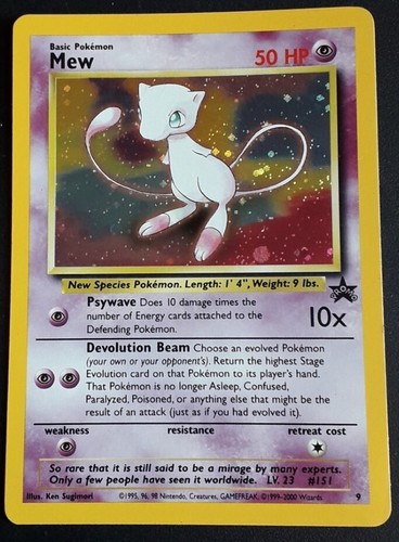 Carte pokémon mew holo - carte, 9