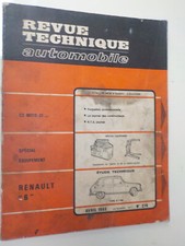 Revue Technique Automobile Renault 6