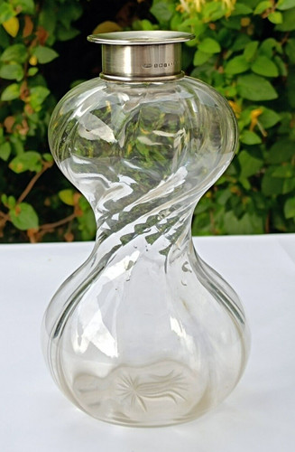 Carafe vase verre torsadé - , art