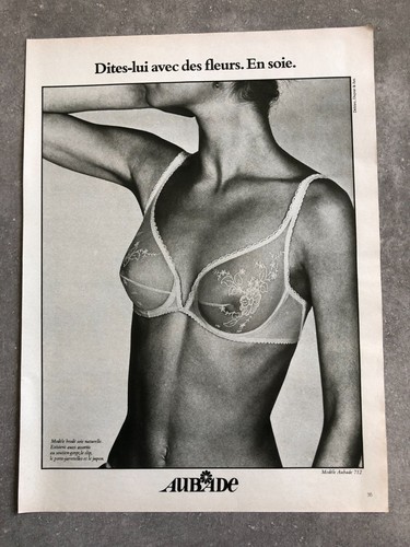 Publicité presse lingerie - publicité,