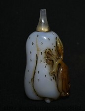 3.2 "Chine antique sculpture en émail naturel fleur dynastie Palace pot à fumée