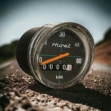 Ancien Compteur Huret 60 Km/h Neuf Vintage Mob Mobylette Vélo Solex Motobecane