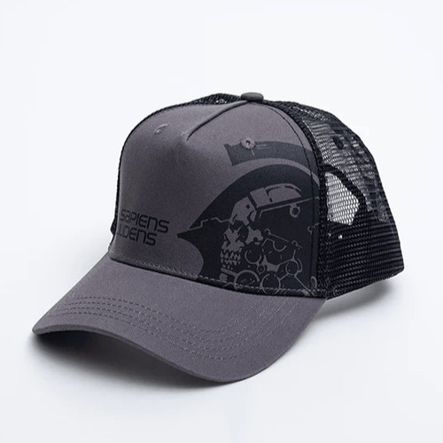 Casquette camionneur grise