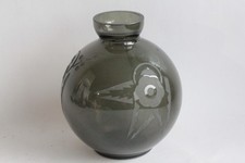 DELATTE NANCY Vase gravé Art déco (63100)