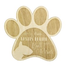 Bull Terrier sous-verre en