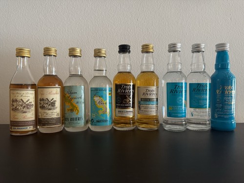 Lot mignonettes rhum - 9,