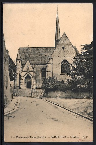 Cpa saint cyr - l´Église,