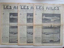 AILES 1935 748 BREGUET WIBAULT 670 PARACHUTE BERLIN DVL ETHIOPIE ITALIA ORLY