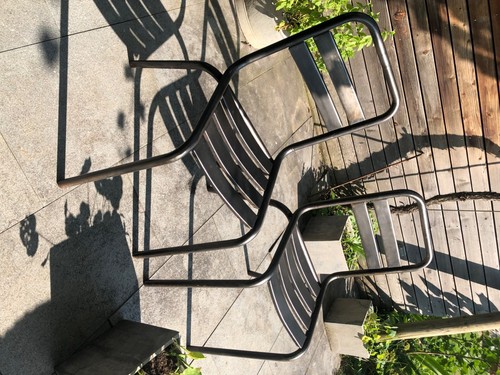 Chaises bistro metal vintage - chaises,