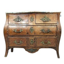 Commode tombeau bois de rose dessus de marbre XVIIIème