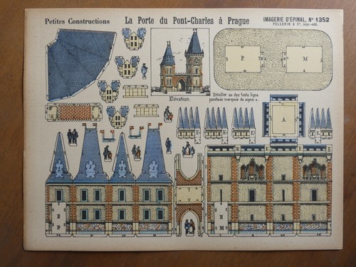 Maquette papier porte pont - papier, du