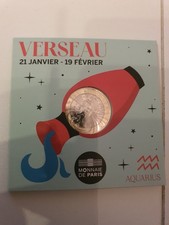 5€ France coincards, Astrologie Verseau