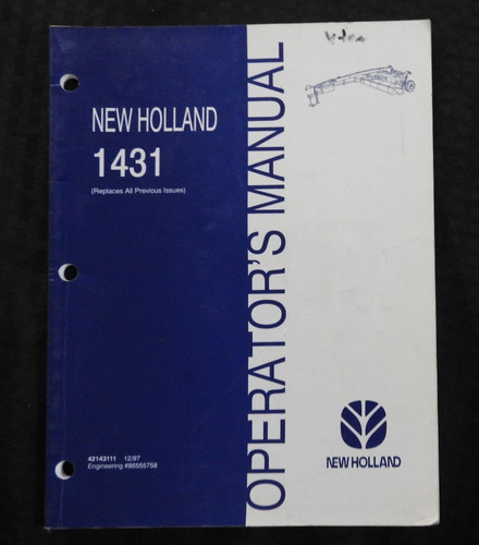 New holland manuel - holland,