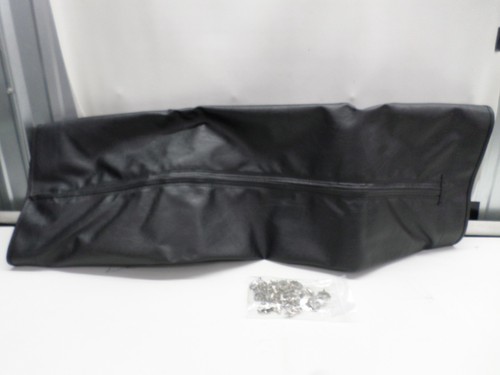 Long black vinyl tonneau - black,