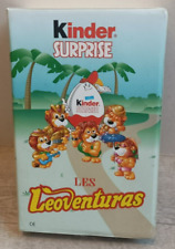 lot boite coffret Kinder surprise 10 Figurine Les Leoventuras partent en camping