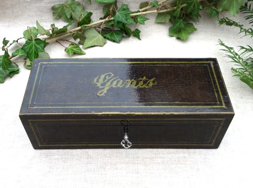 Ancienne boîte gants en - boÎte,