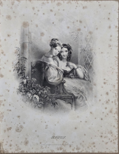 Lithographie 1836 romantique - ,