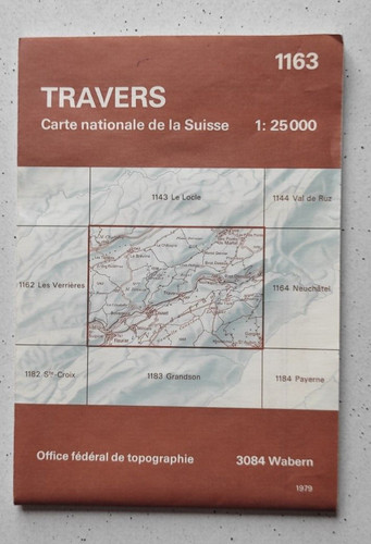 Carte topo 25000 1163 - carte,