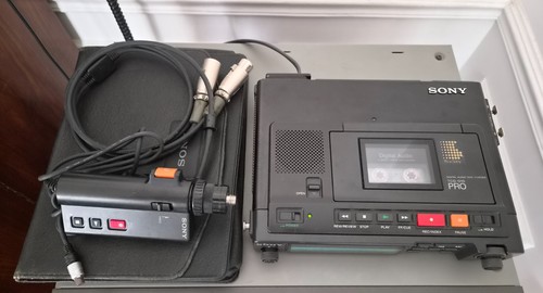 Portable pro dat sony - pro, tcd-d10