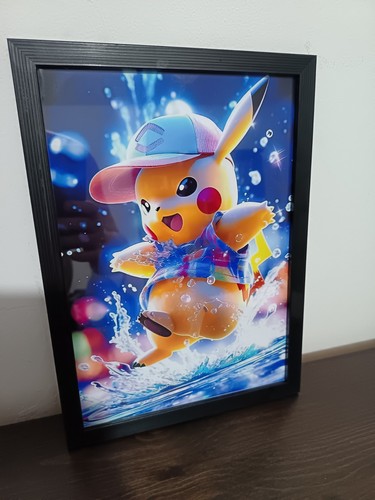 Cadre photo pokemon pikachu - a4,