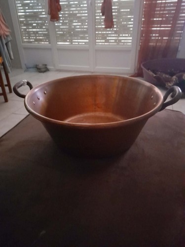 Ancienne bassine confiture - bassine,