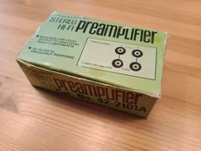 Preamp Amp Phono Realistic 42-2101A New Old Stock Never Used (USA)