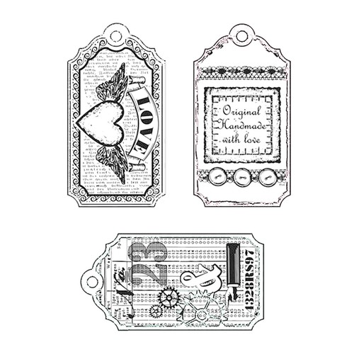 Tampons transparents tags - 3,