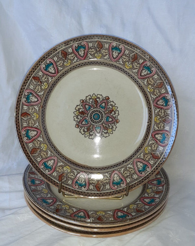 Assiettes plates faïence - 4,