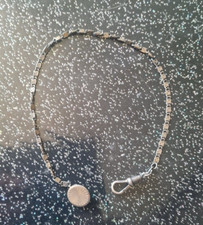 chaine montre a gousset en argent massif sterling poinçonnée  début 20ème