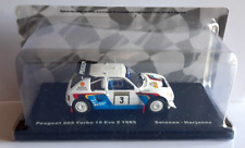 Die Cast 1/43 Rallye Peugeot 205 Turbo 16 Evo 2 1985 - Salonen - Harjanne
