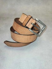 Ceinture Cuir Vintage Marron