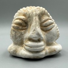 Rare grande figurine tête