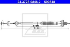 CABLE D'EMBRAYAGE PEUGEOT 206+