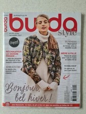 Magazine mode fashion BURDA STYLE avec patron french #215 novembre 2017