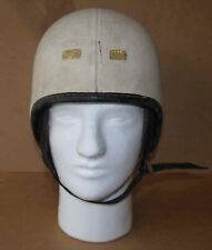 Rare casque moto « type aviateur haut » vintage homologué NF Collector 