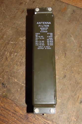 Filtre antenne memcor - antenne,