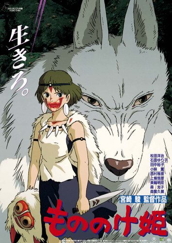 Affiche studio ghibli princess - studio,