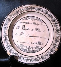 ASSIETTE PARLANTE REBUS N°3