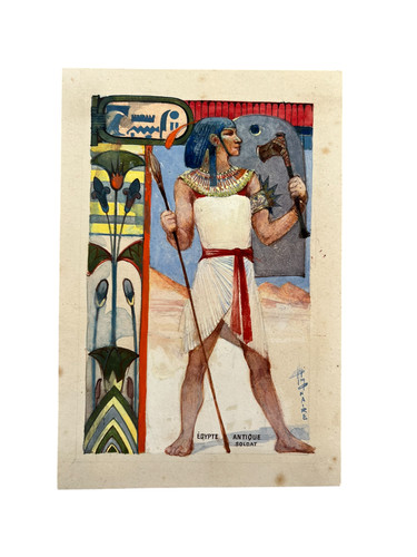 Gouache originale maquette - gouache,